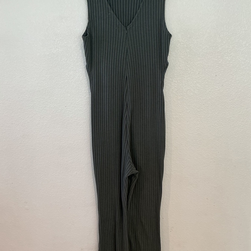 Say What? Black Sleeveless Jumpsuit